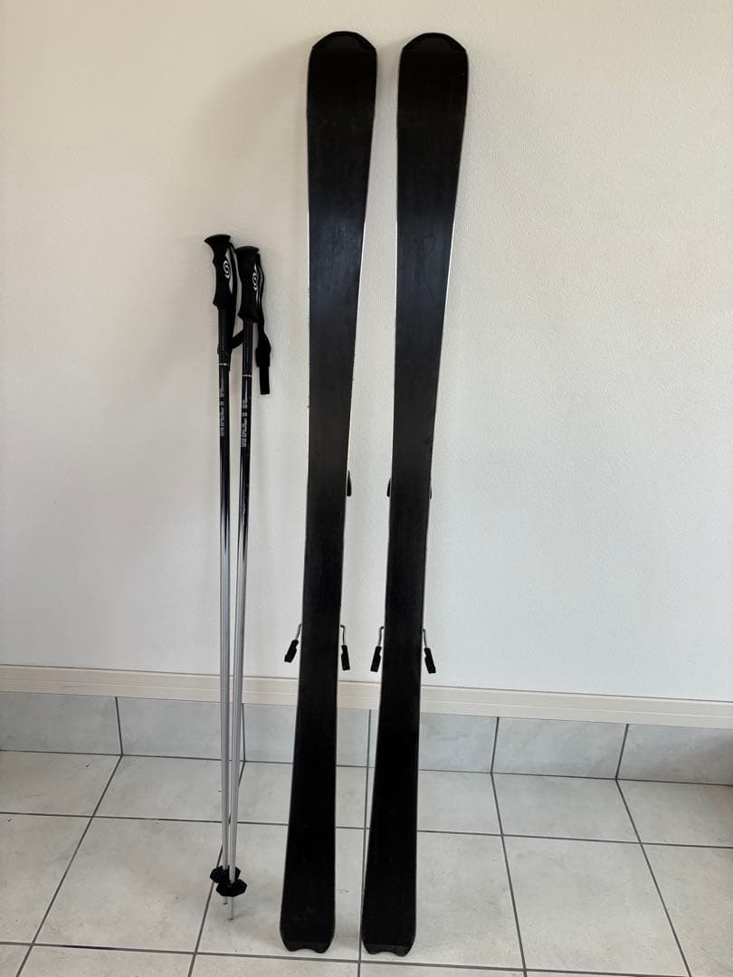 SALOMONカービングスキー XWING4 ショートスキー162cmセット