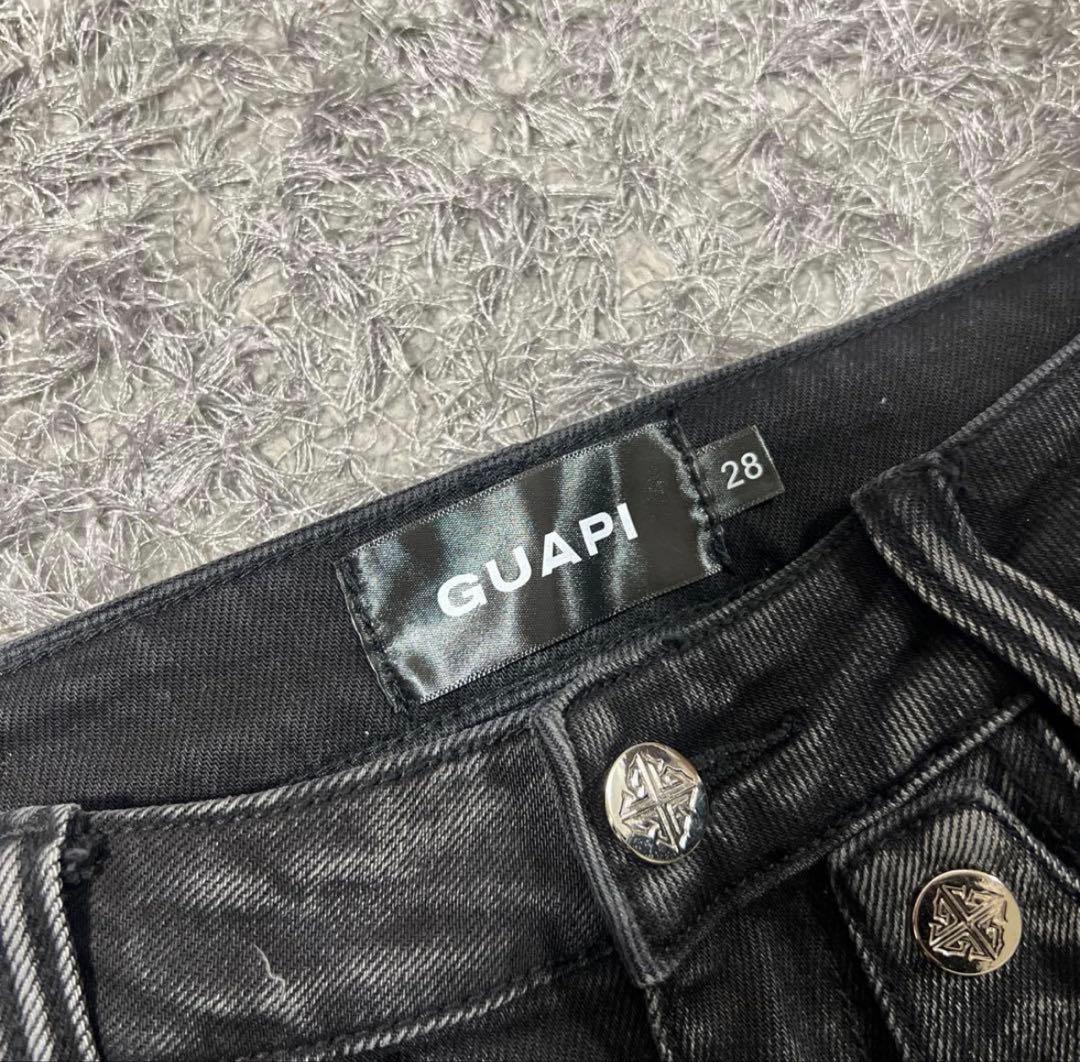 GUAPI パンツ フレア スキニー 28