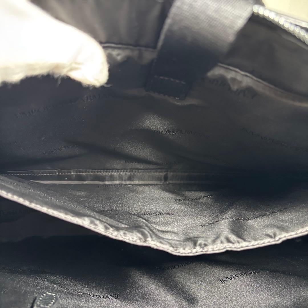 美品 エンポリオアルマーニ ビジネスバッグ ブリーフケース レザー ブラック