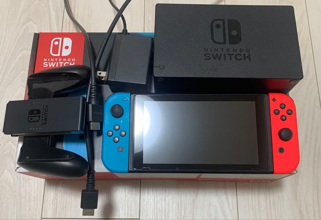 Nintendo Switch 本体 ネオンブルー/ネオンレッド　フルセット