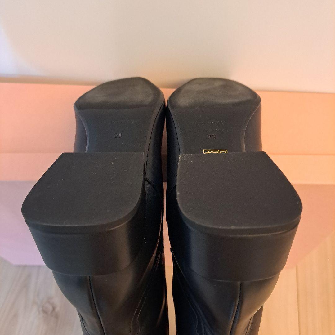 FABIO RUSCONI ブラックロングブーツ　サイズ39
