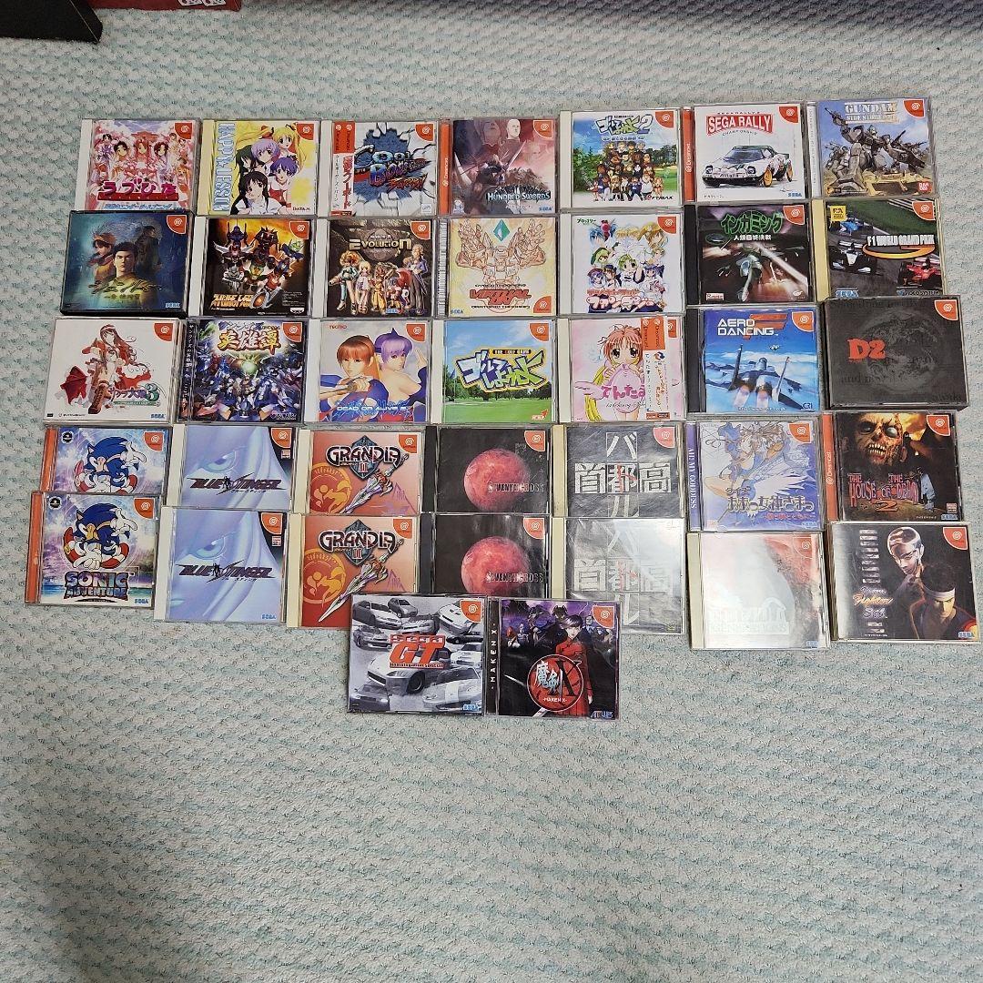 ゲームコレクションセットドリームキャスト37本ブラス2本で39本