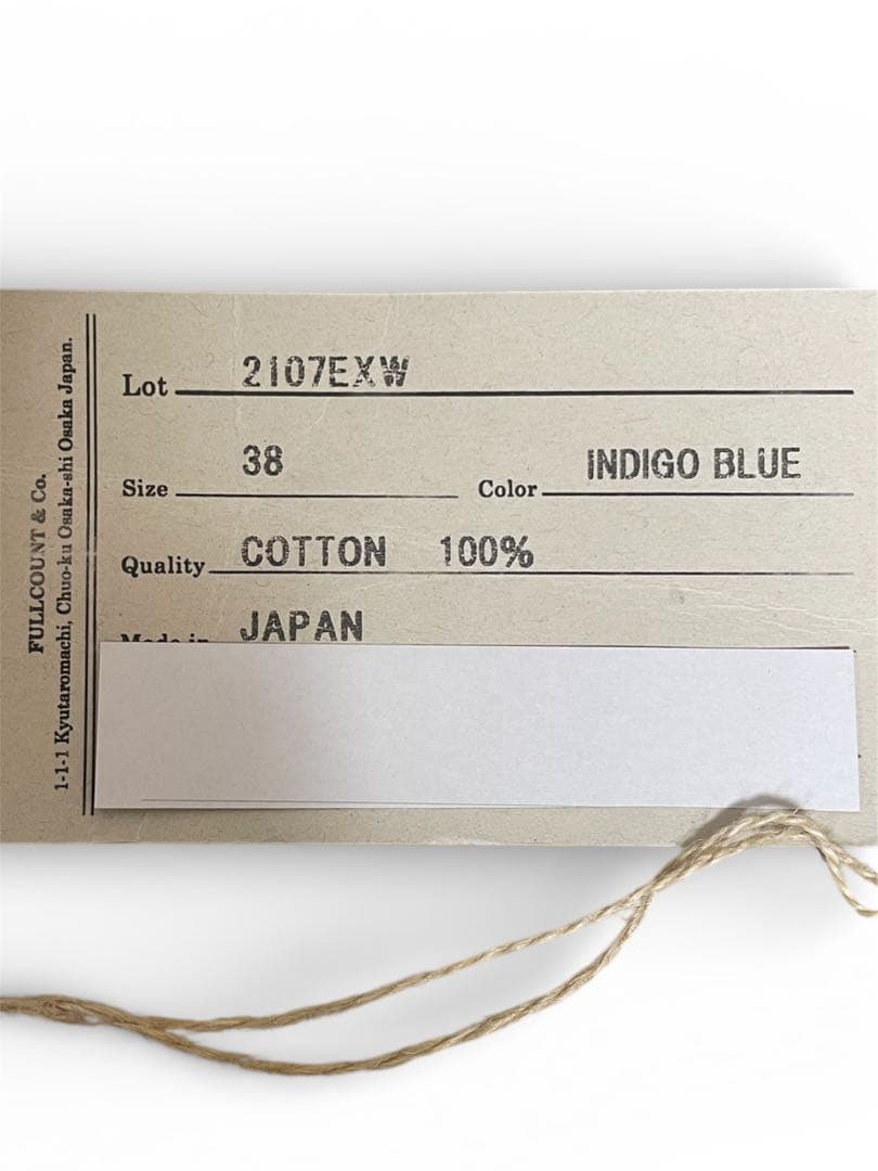 【特別価格】FULLCOUNT 25th 2107EX 14.5oz 38