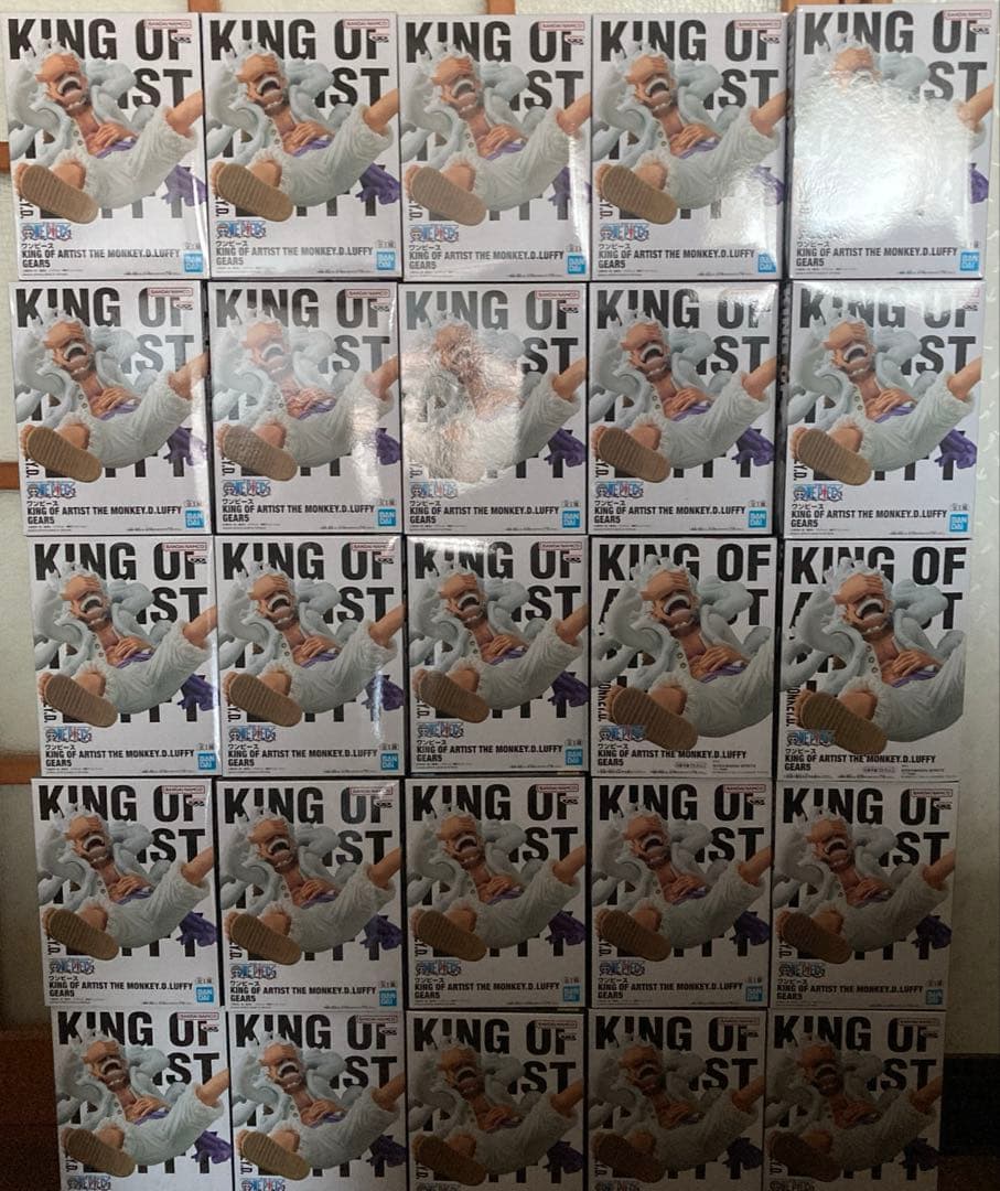 ワンピース　KING OF ARTIST フィギュア　ニカ　ルフィ　25個