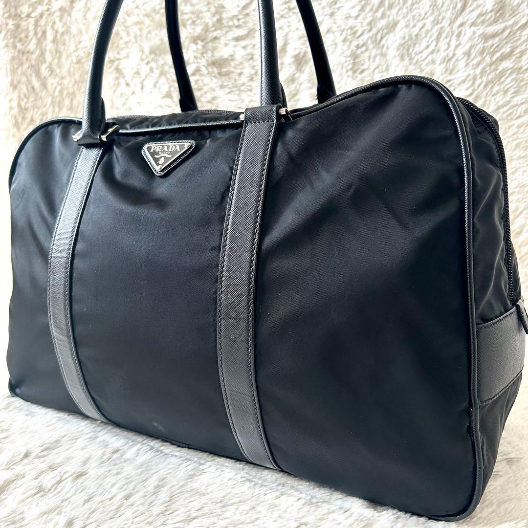 美品✨PRADA プラダ ビジネスバッグ 三角ロゴ　ブリーフケース ナイロン