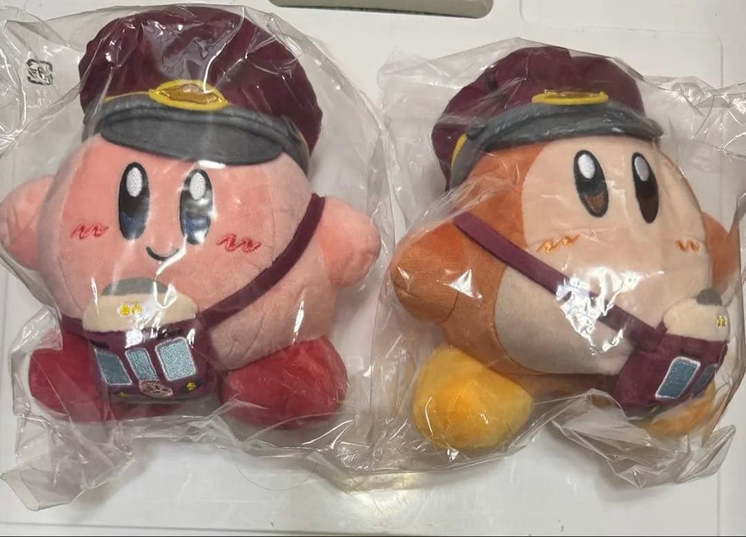星のカービィ　阪急電車　【ぬいぐるみ】　カービィ　ワドルディ　セット