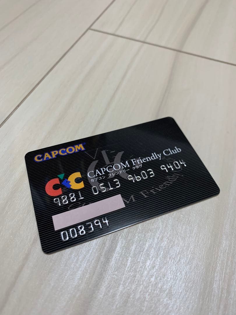 CAPCOM フレンドリークラブ　会員証　カード　カプコン