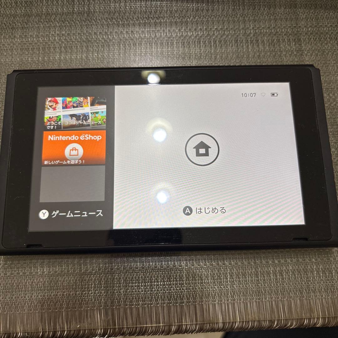 Nintendo Switch フルセット ブラック 充電器、本体ケース付き