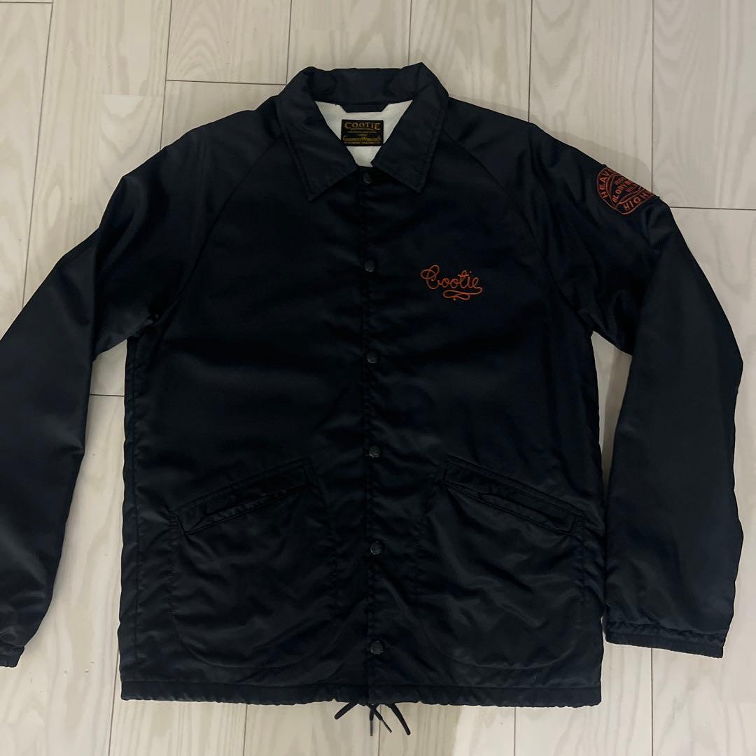 COOTIE コーチジャケット　ブラック　Lサイズ