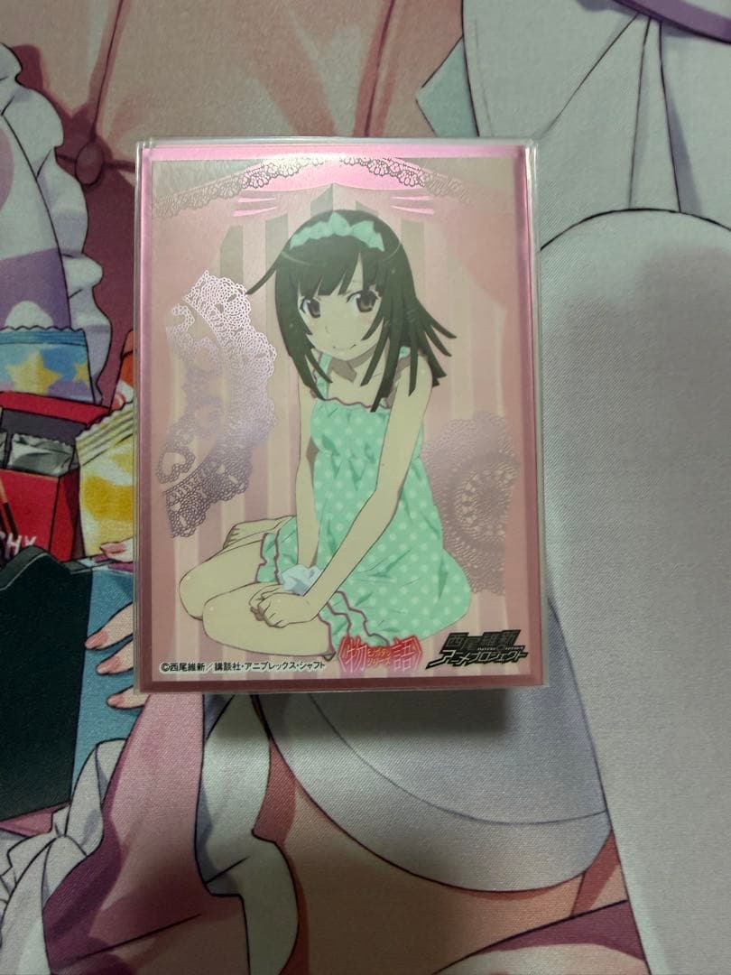 WS 化物語、物語シリーズ 宝扉デッキ スリーブ付き