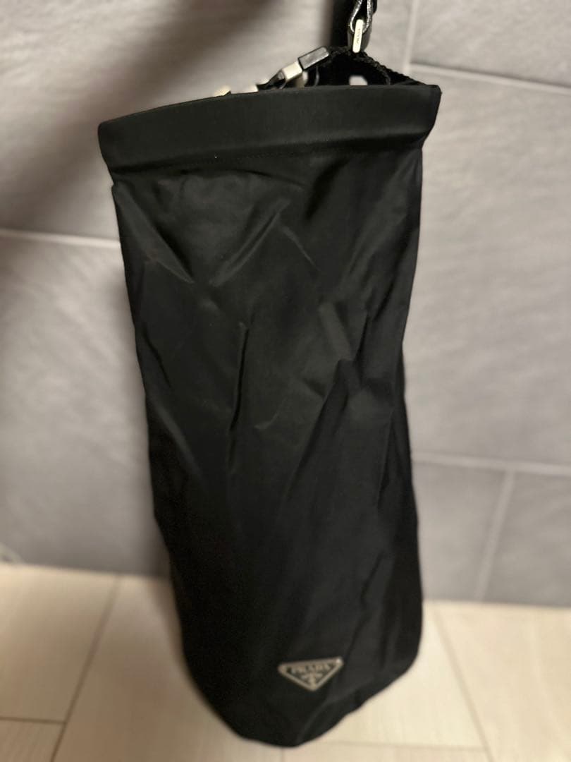 PRADA ボンサック ドラムバッグ BLACK V228 ショルダーバッグ