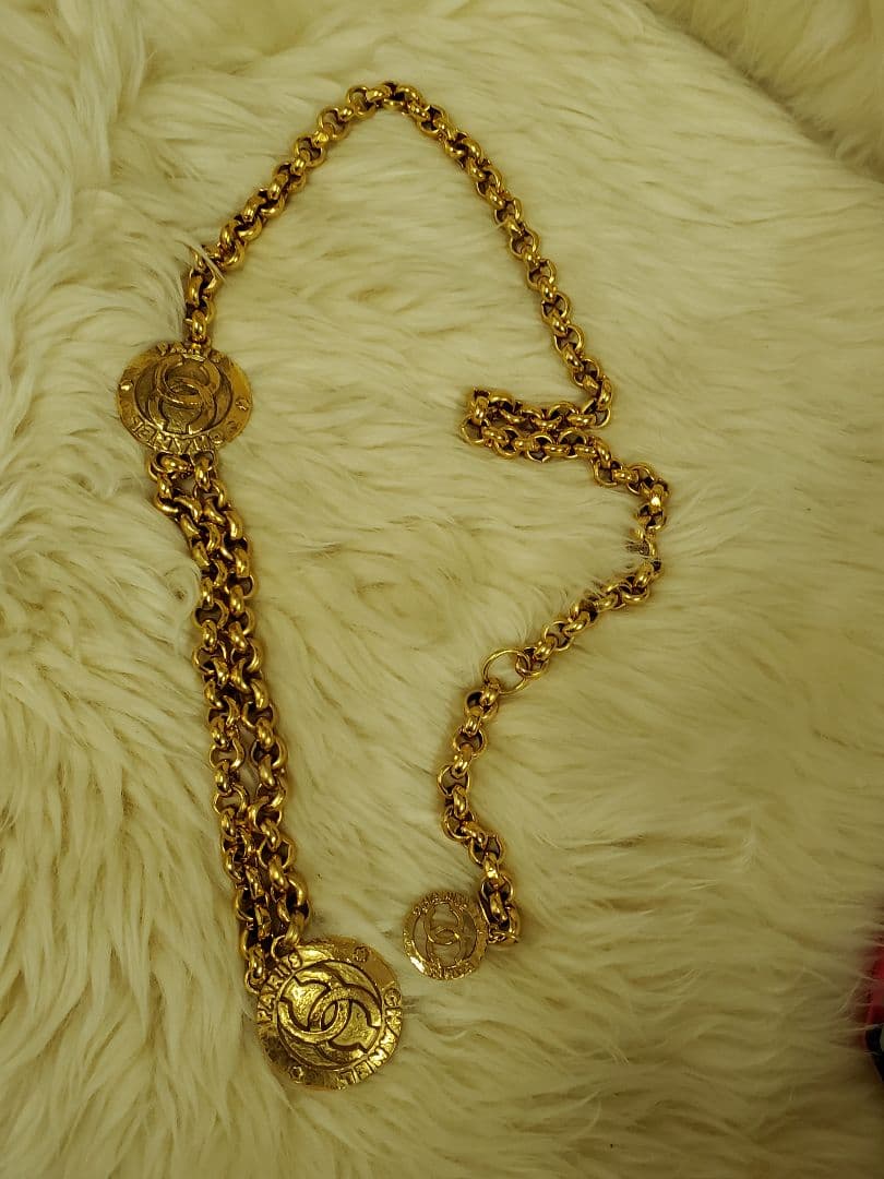 CHANEL シャネル　ゴールドチェーン CCロゴ ベルト