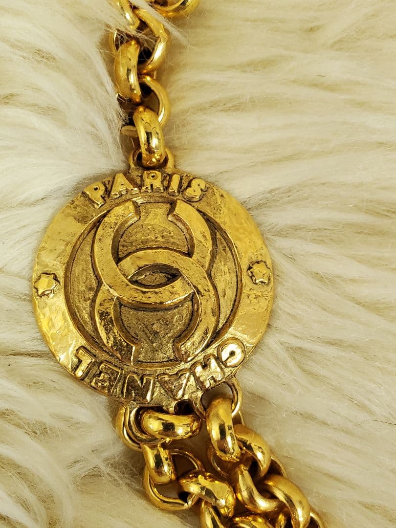 CHANEL シャネル　ゴールドチェーン CCロゴ ベルト