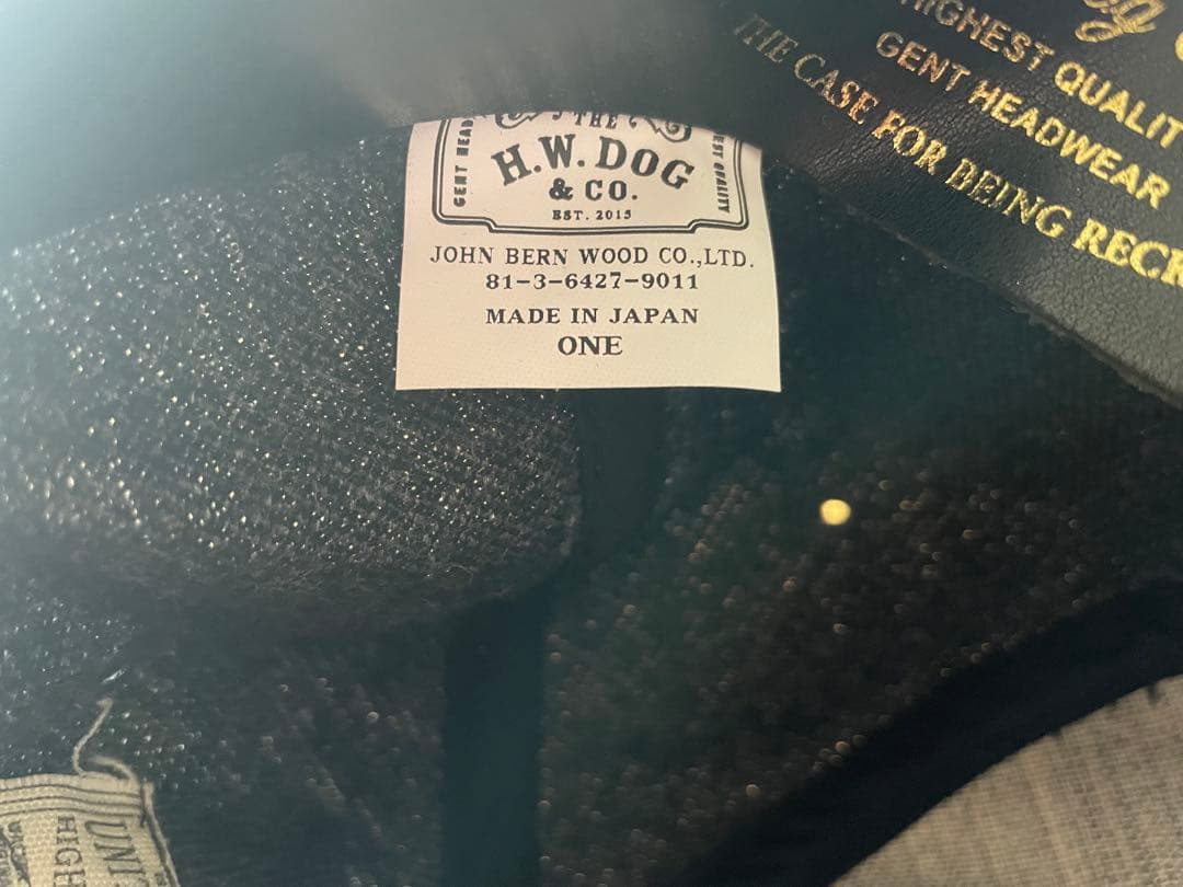 帽子 THE H.W. DOG&CO. BASEBALL CAP