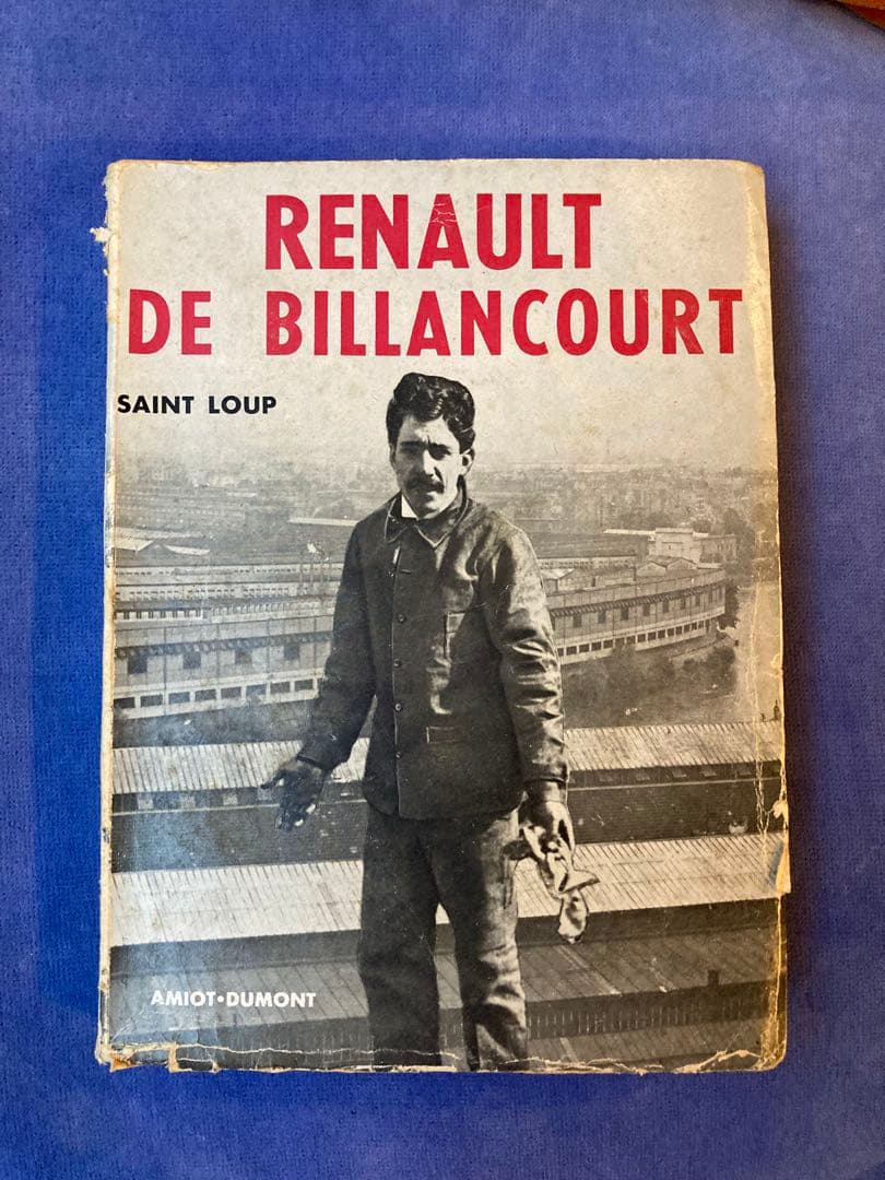Renault de Billancourt 歴史と自動車の進化を詳述した書籍