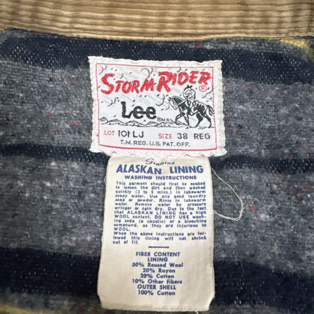 Lee リー 101LJ ストームライダー Gジャン デニムジャケット　38 M