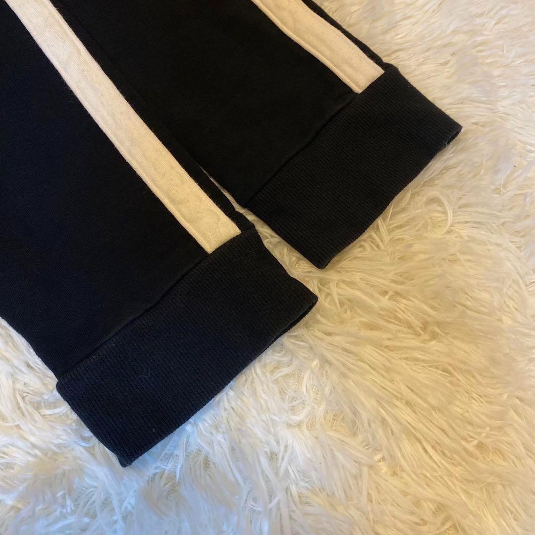 【美品/L】バーバリー ブラックレーベル ジップジャケット 黒 カラーライン