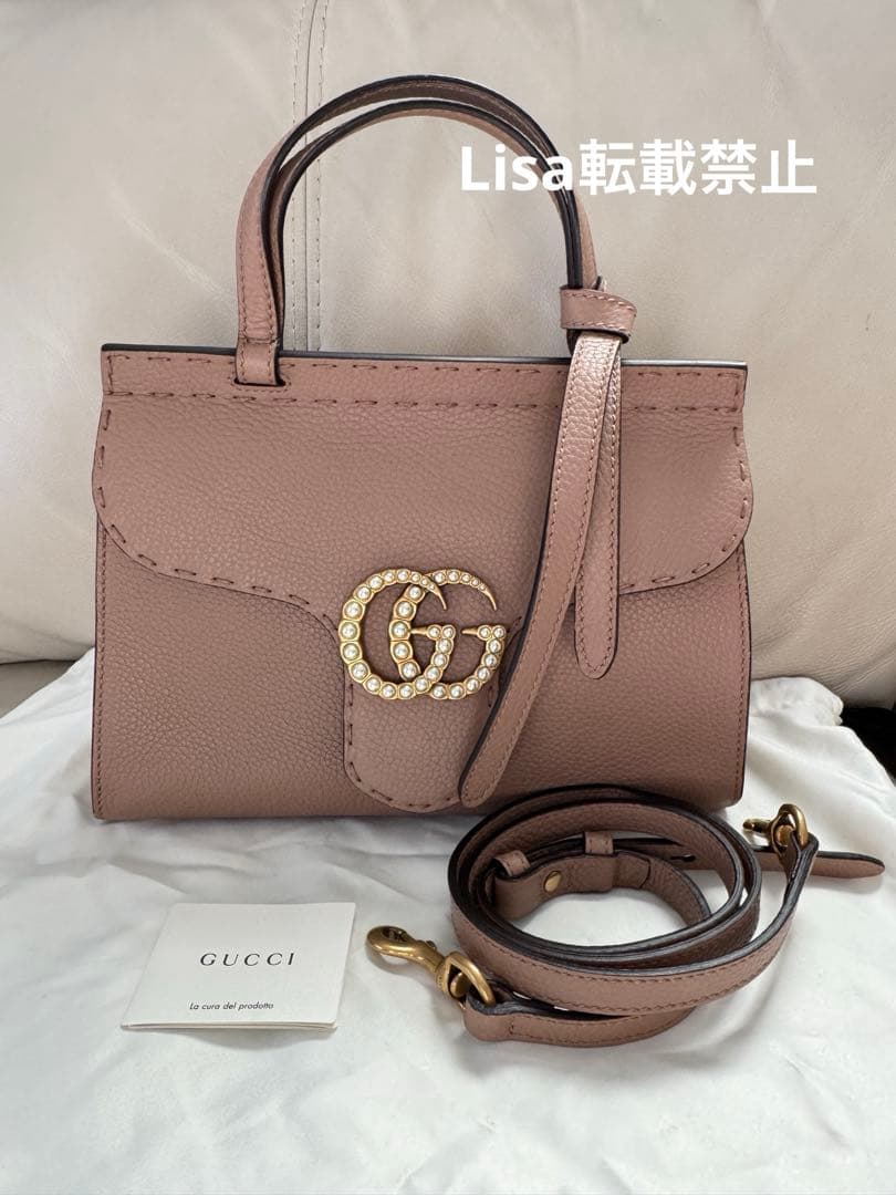 GUCCI グッチ　GGマーモント　ハンドバック