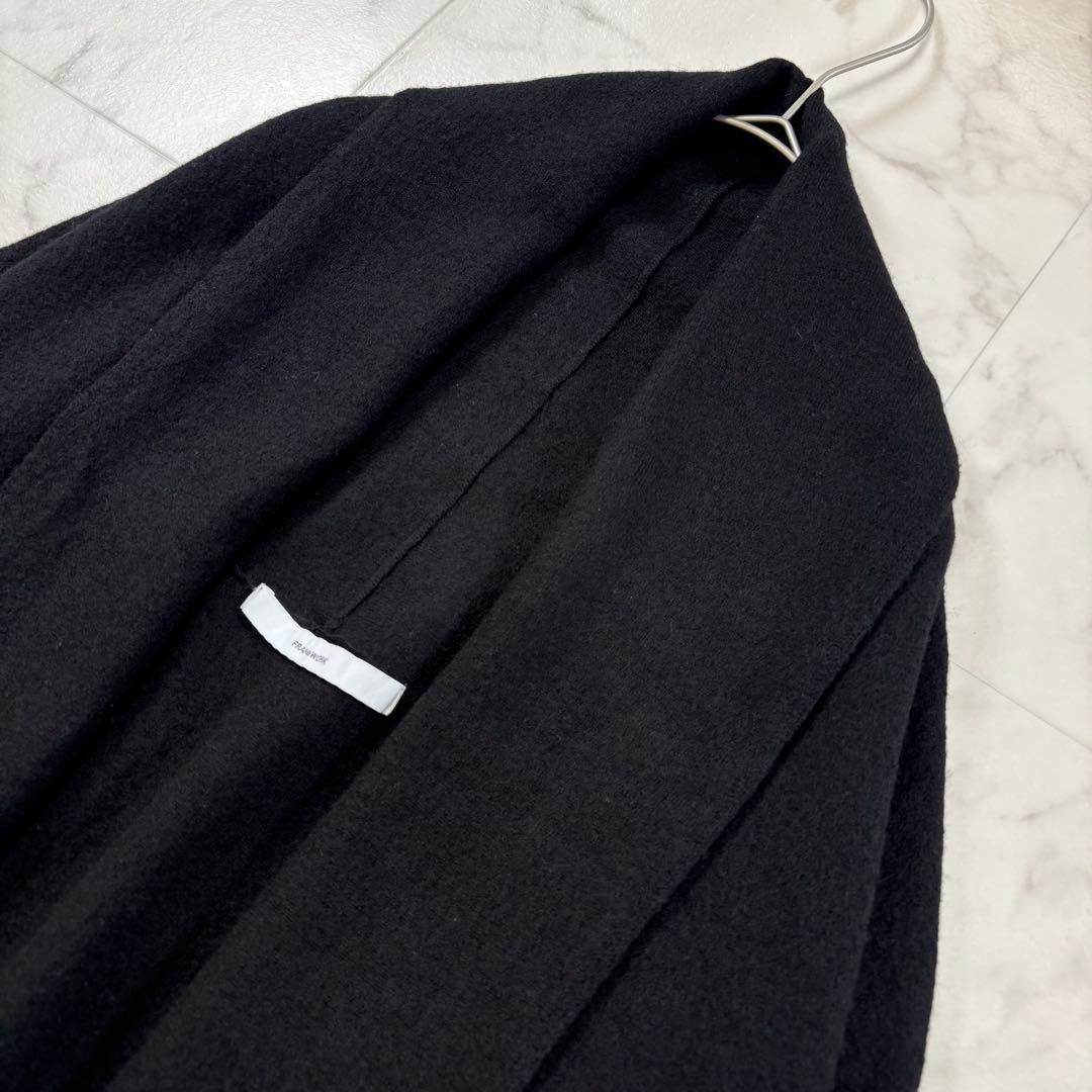 【新品】FRAMeWORK 圧縮ウールショートガウン カーディガン 2023AW