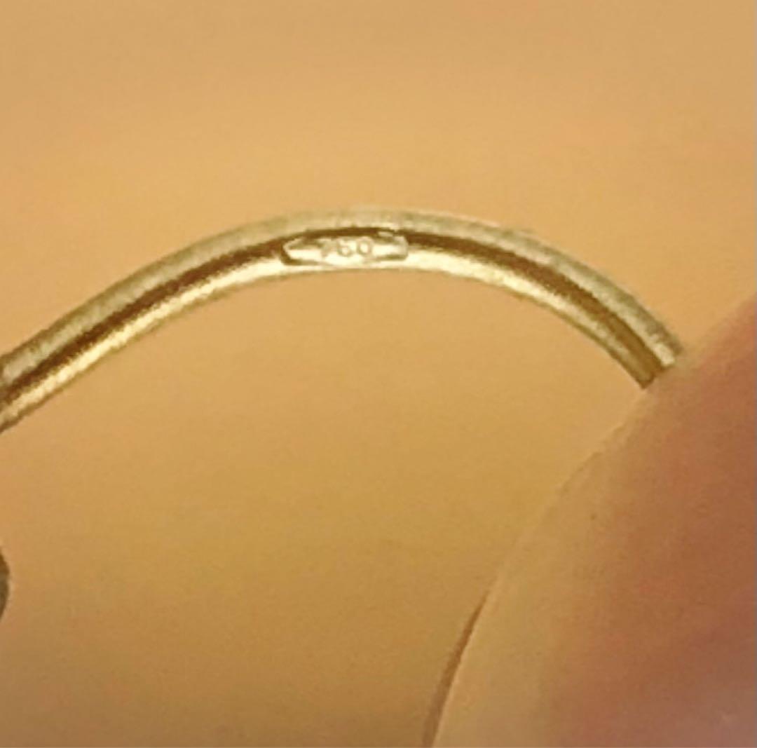 blanc iris ブランイリス 18kYG ダイヤモンドピアス