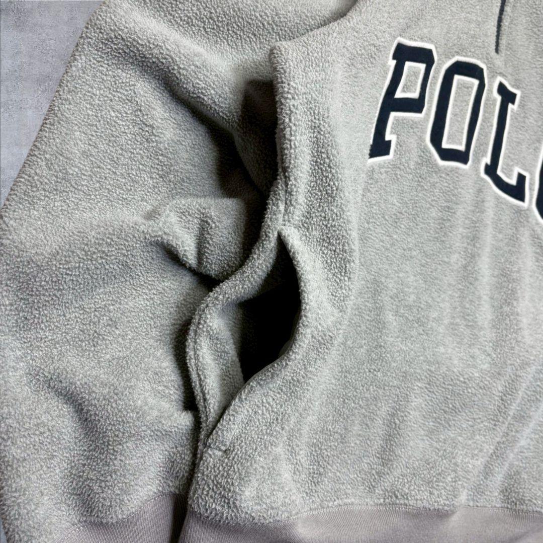 POLO RALPH LAUREN ハーフジップ フリース QRタグ 現行 M