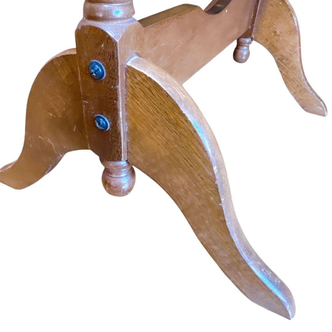 アンティーク　木製　全身鏡　スタンドミラー　ヴィンテージ　オーバル