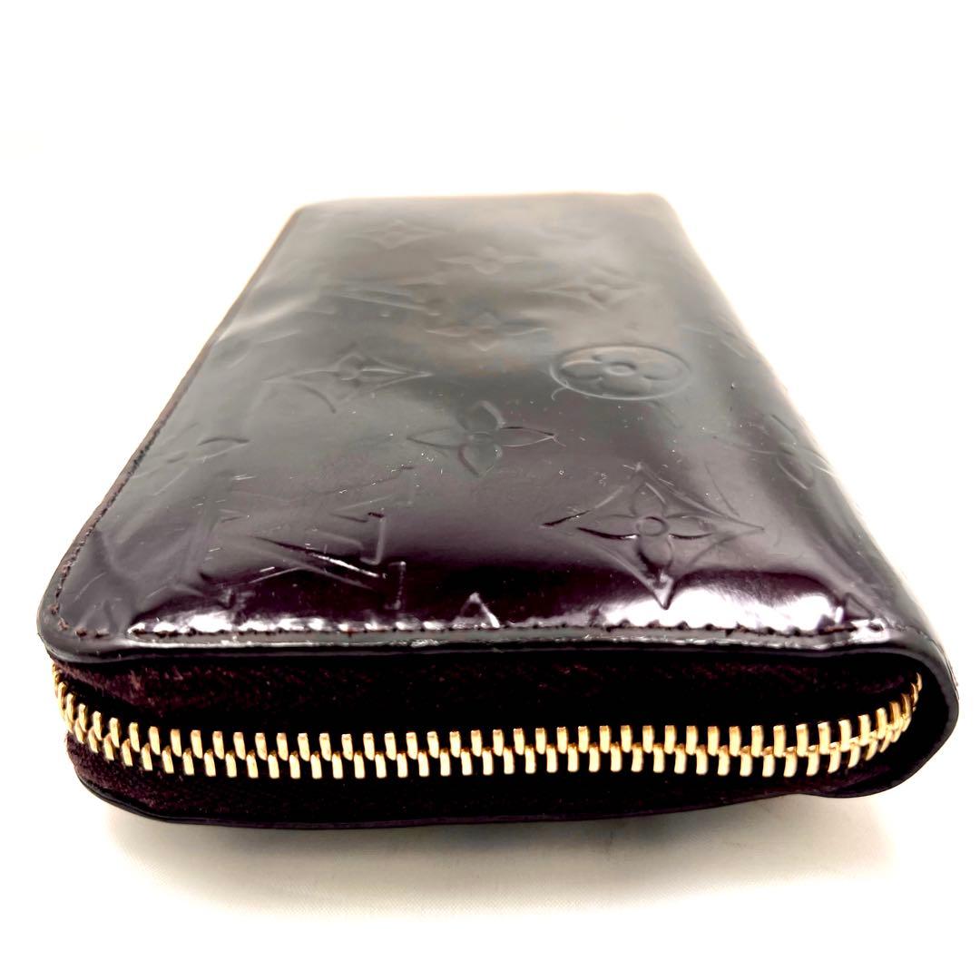 ルイヴィトン モノグラム ヴェルニ ジッピーウォレット アマラント 長財布