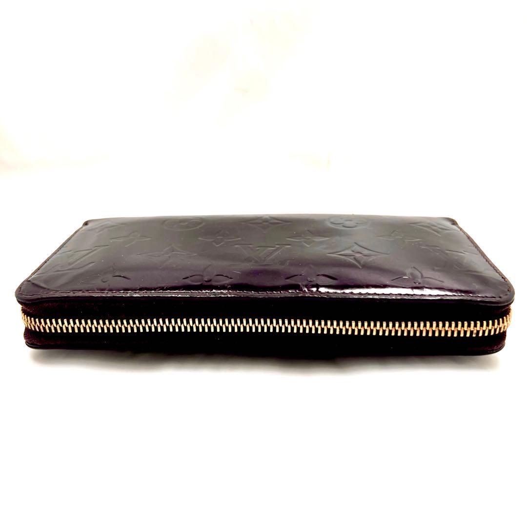 ルイヴィトン モノグラム ヴェルニ ジッピーウォレット アマラント 長財布