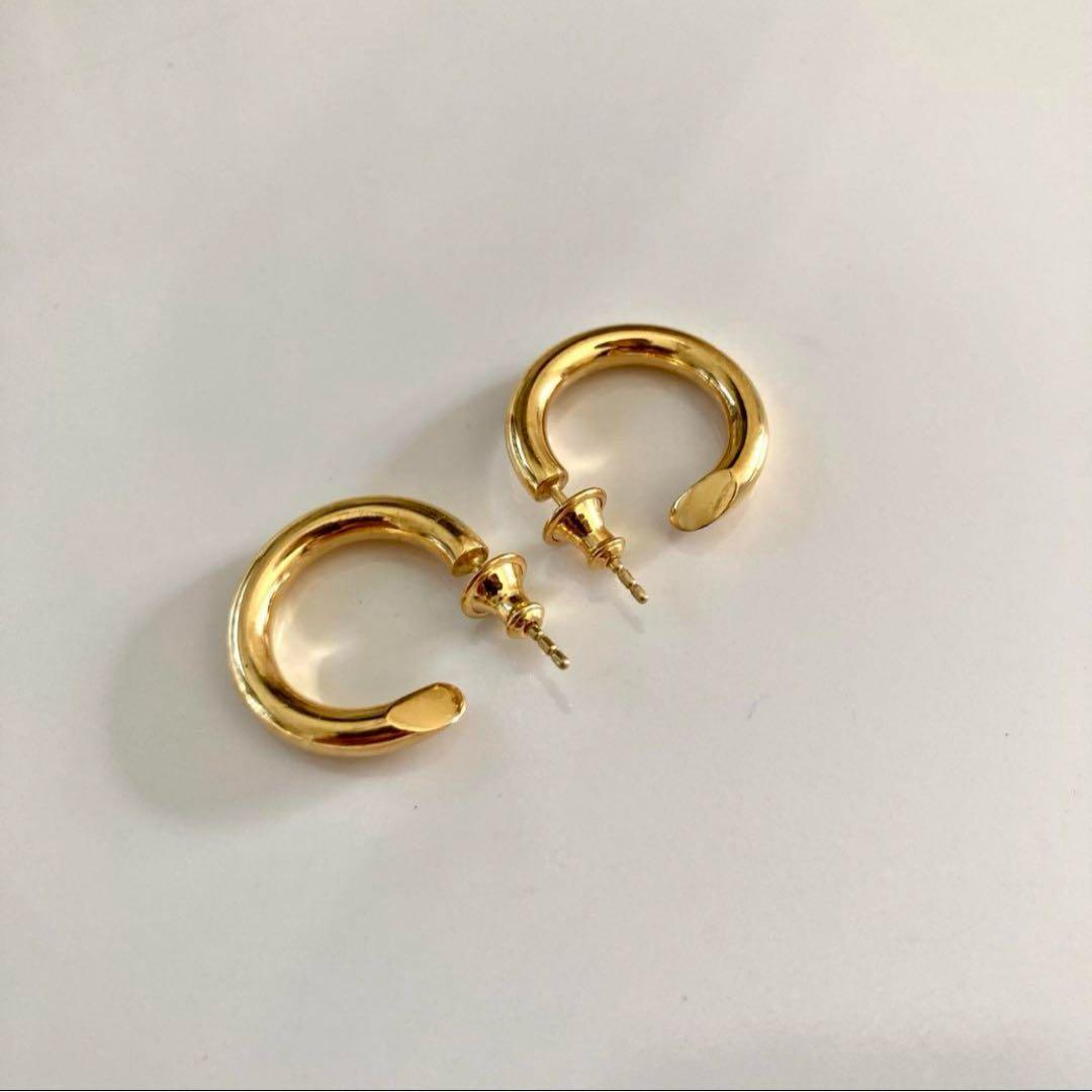 ゴールド　両耳　3.5×21mm 18k シルバー925 501同サイズ山田涼介