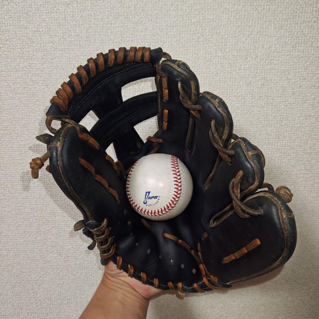 久保田スラッガー 限定 硬式 内野手用 グローブ 野球 東京支店刻印 袋付き