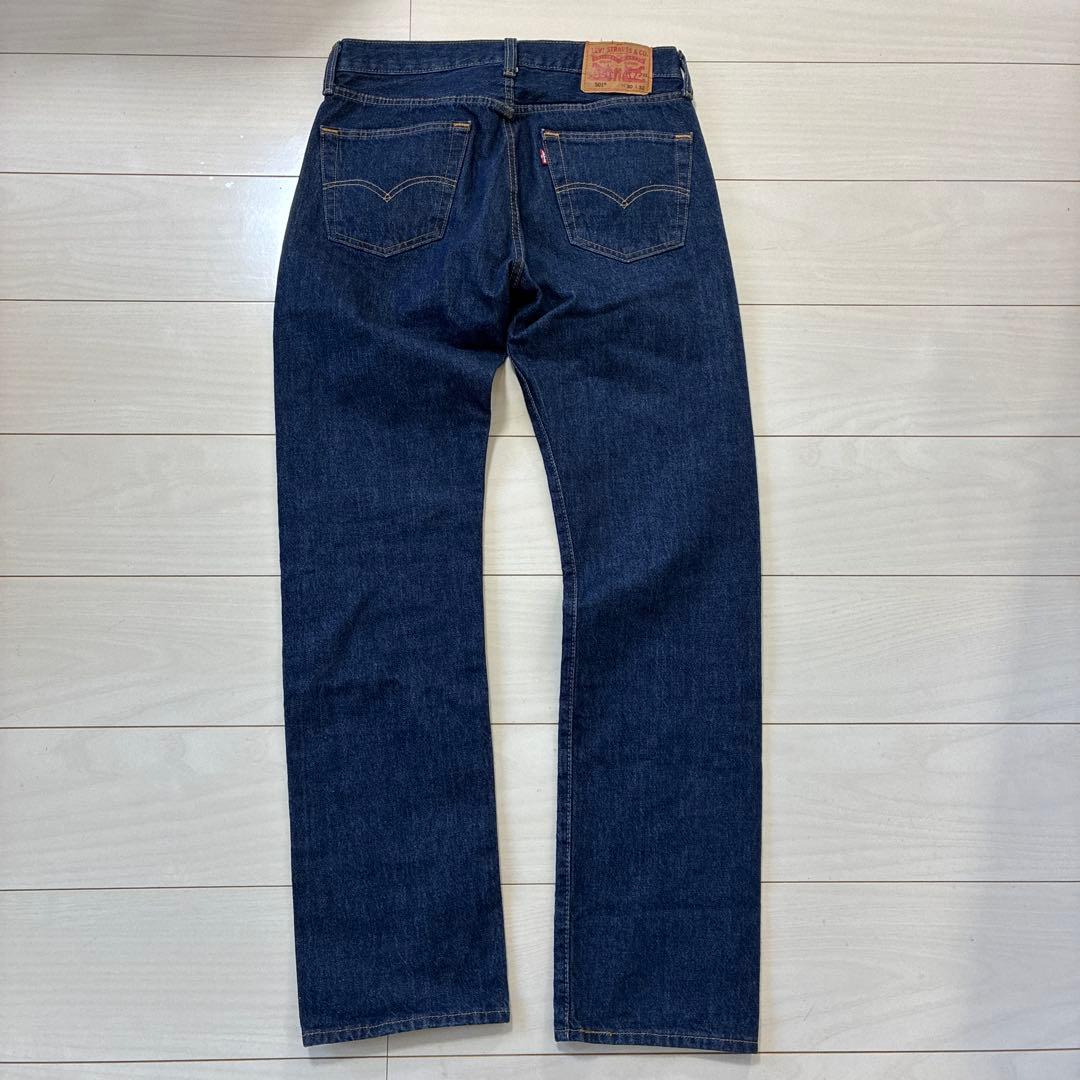 リーバイス 濃紺デニムセットアップ 1stトラッカージャケット 501 W30