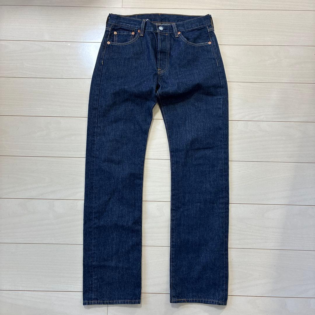 リーバイス 濃紺デニムセットアップ 1stトラッカージャケット 501 W30