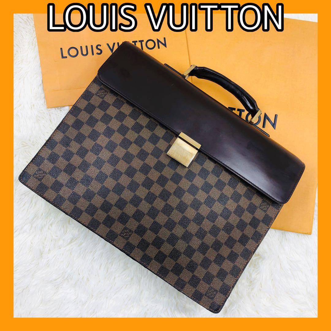正規品本物✨ルイヴィトン✨ブリーフケース ダミエ アルトナPM エベヌ✨メンズ