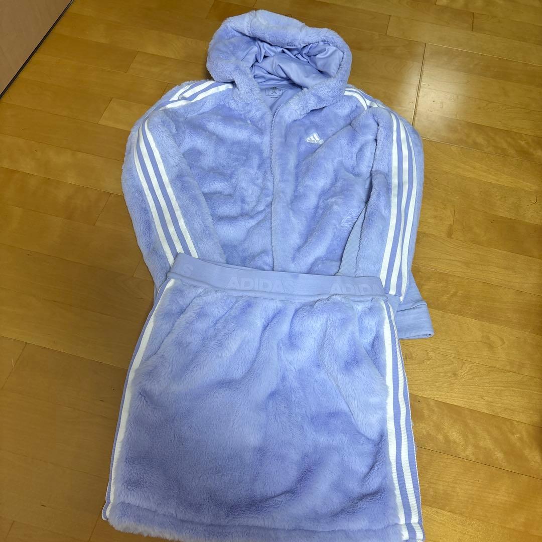 【値下げ中】adidas ファーセットアップ　ゴルフウェア