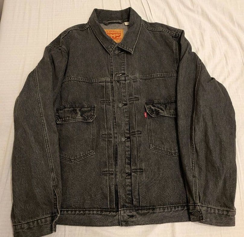 Levi's リラックスフィット デニムジャケット XL ダークグレー