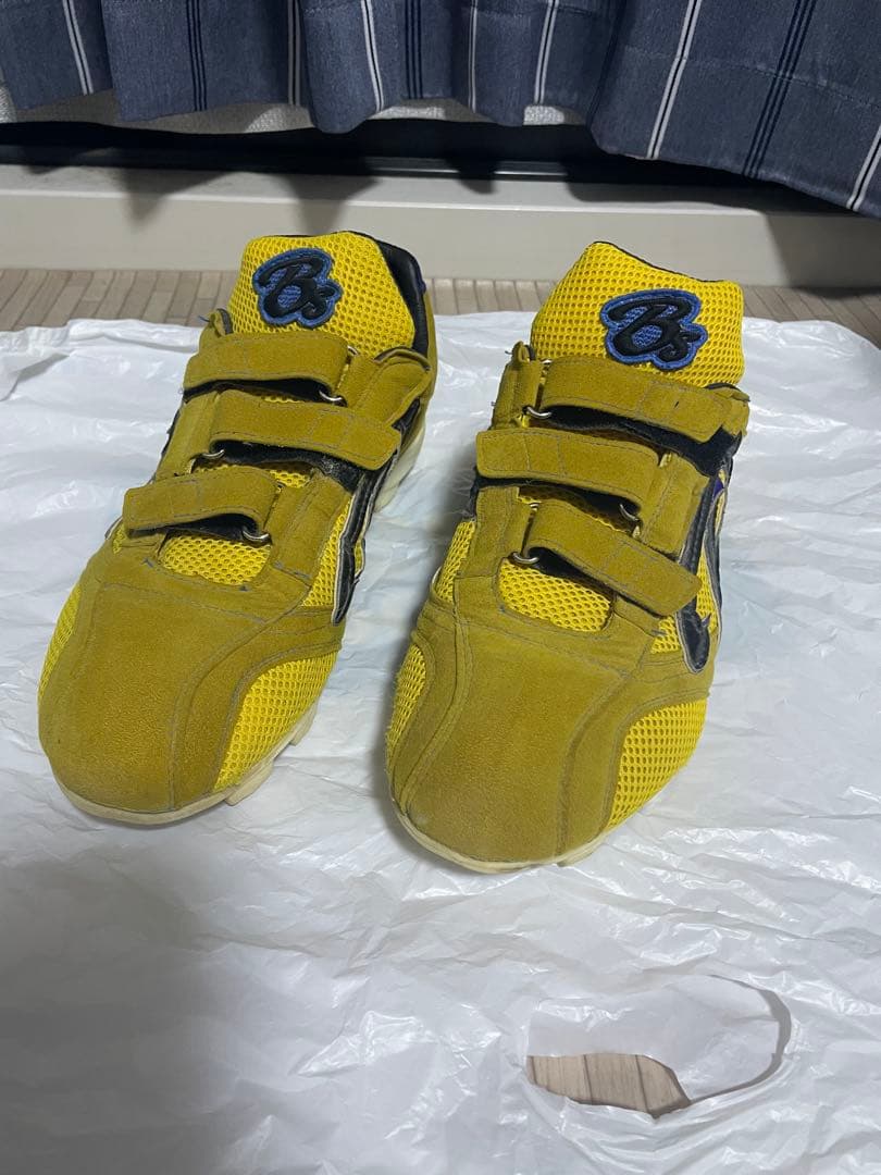 Bs 野球用オーダースパイク イエロー