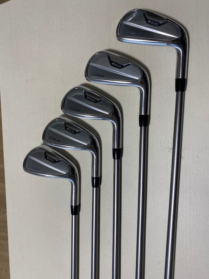 タイトリストアイアン5本セットT200 カーボンシャフト
