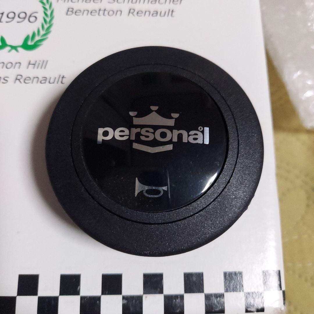 【中古】正規品 ナルディ パーソナル 350mm ステアリング 赤ステッチ