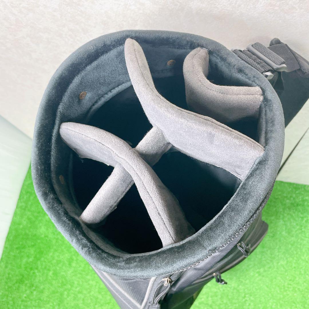 良品！Nike スタイリッシュキャディバッグ ブラック　軽量　おまけ付