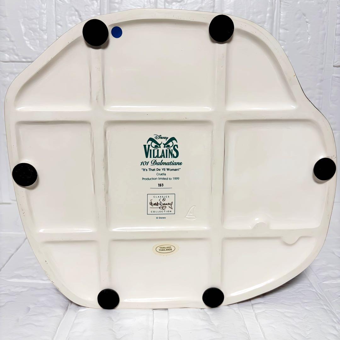 激レア　WDCC ディズニー　101匹わんちゃん　クルエラ　ヴィランズ　オブジェ