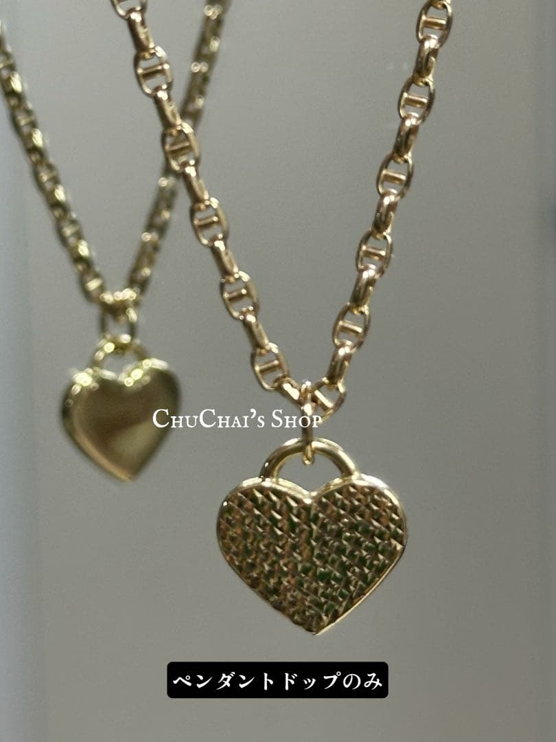 K18ハートペンダントドップ