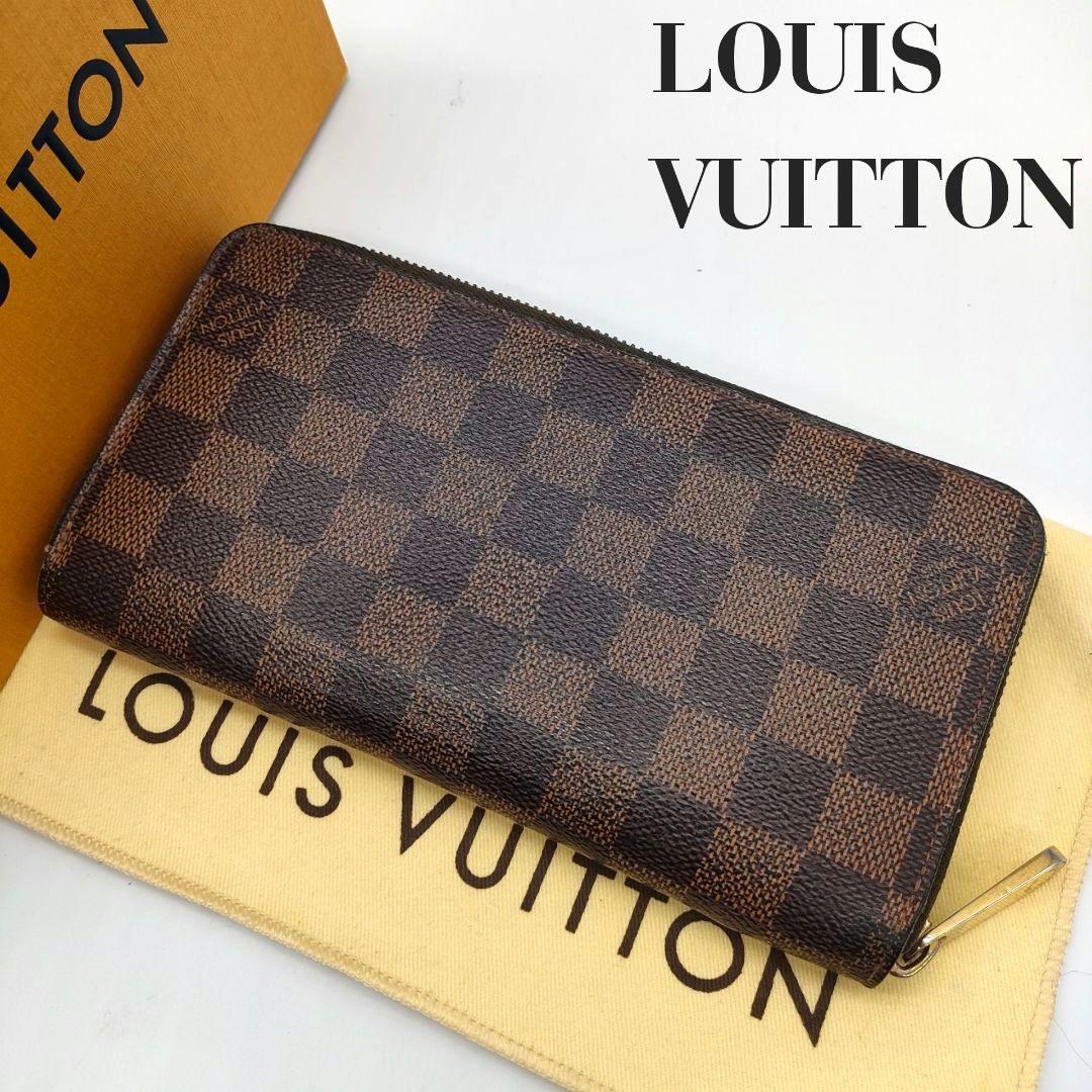 【美品】ルイヴィトン ダミエ ジッピーウォレット 長財布 wallet