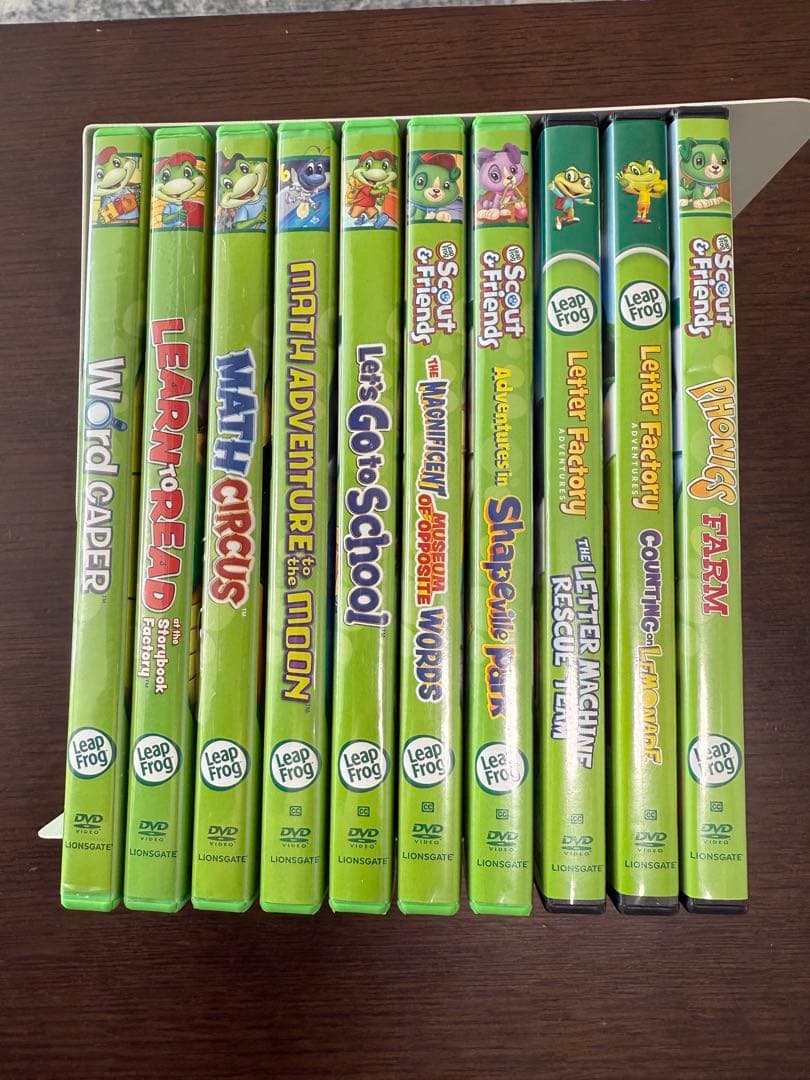 LeapFrog 英語教育DVDセット 10枚