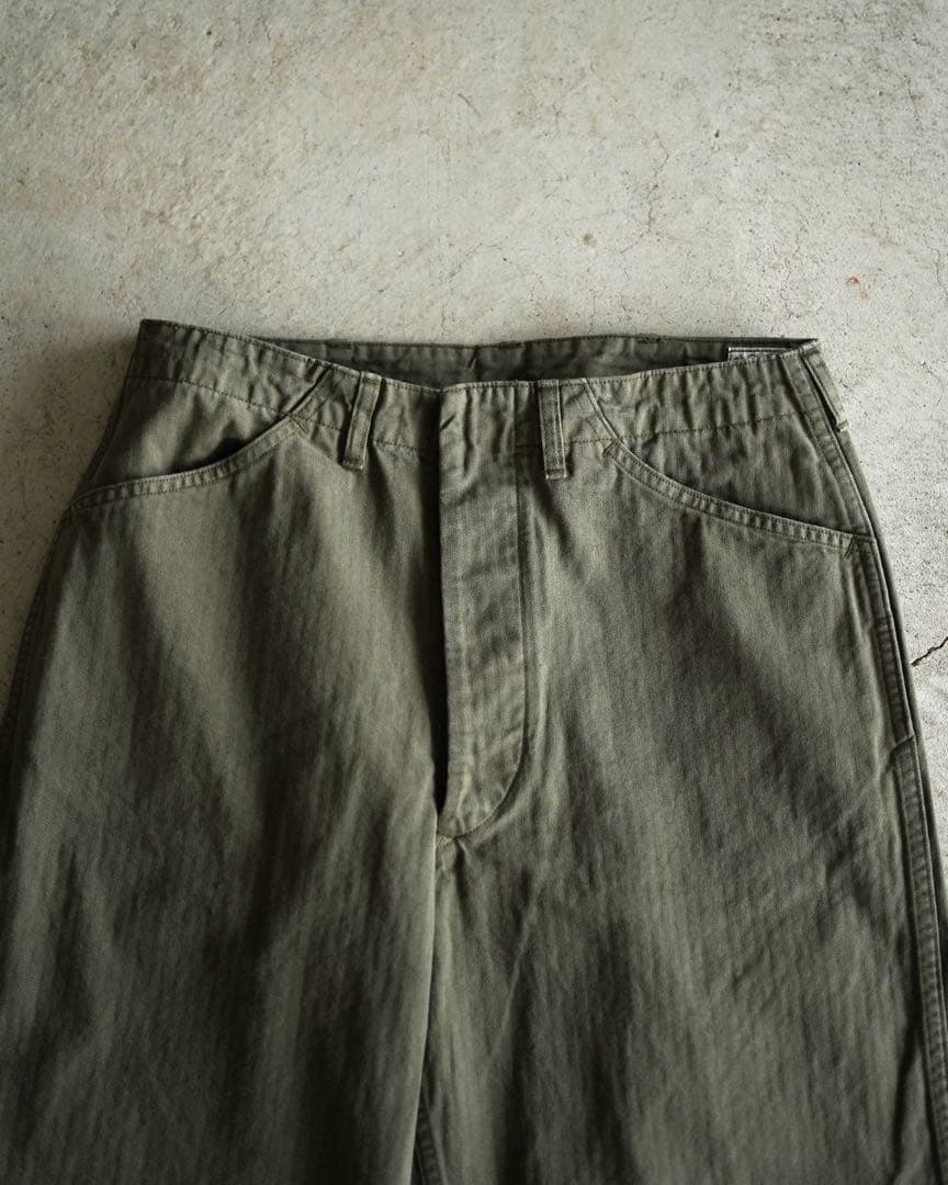 【新品】orSlow HERRINGBONE UTILITY TROUSERS