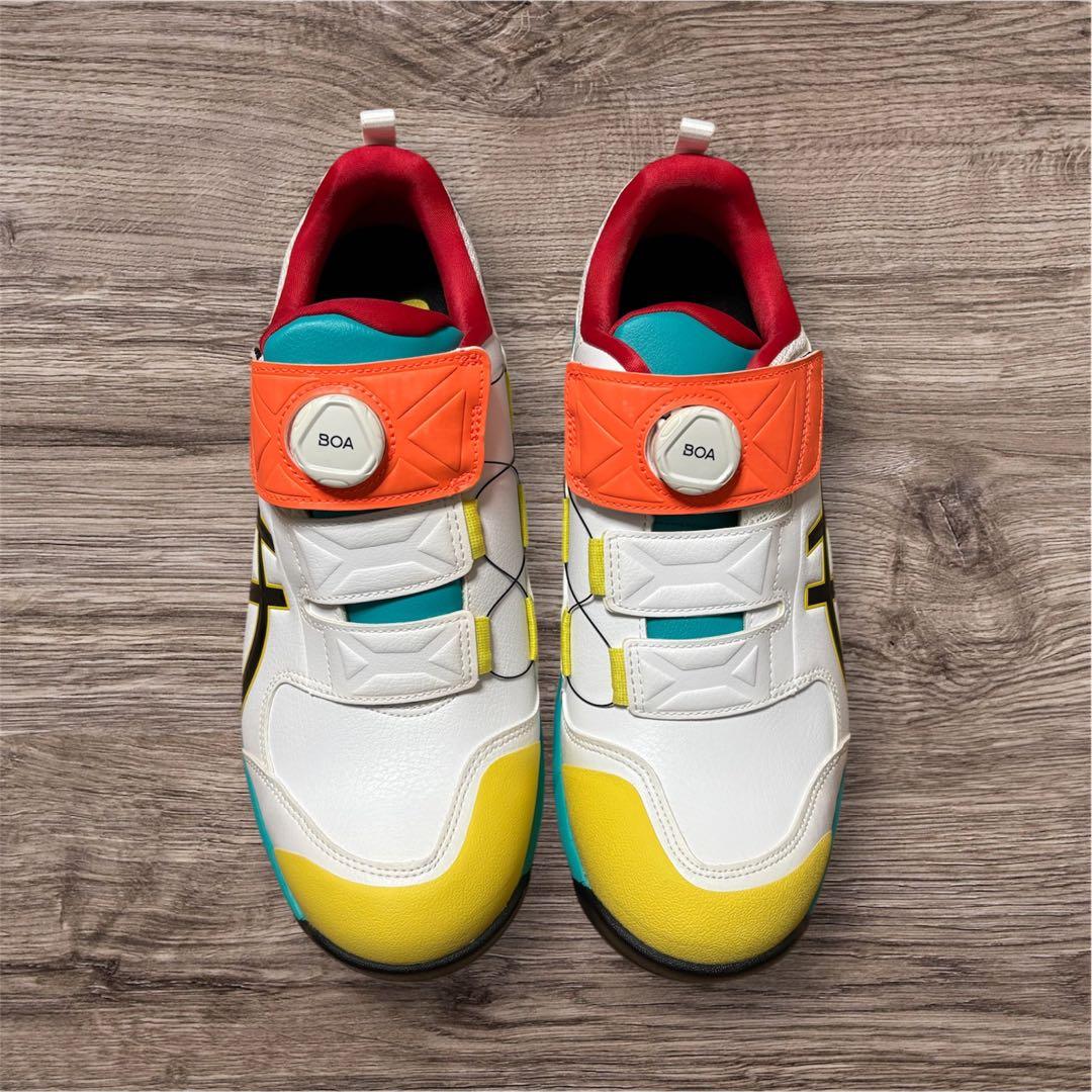 アシックス BoA 28cm 安全靴 限定カラー レア asics マルチカラー