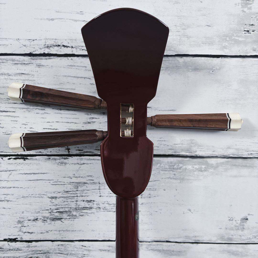 沖縄 三線 本皮 蛇皮 ヘビ皮 ドラゴン刺繍 ソフトケース付き