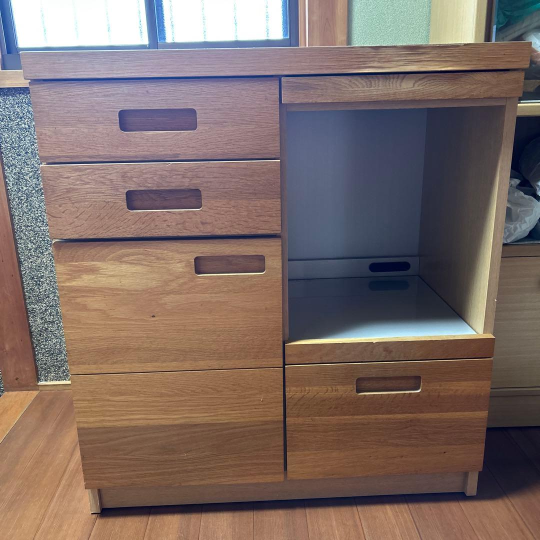 unico HUTTE ヒュッテ キッチンカウンター オーク材 BK403