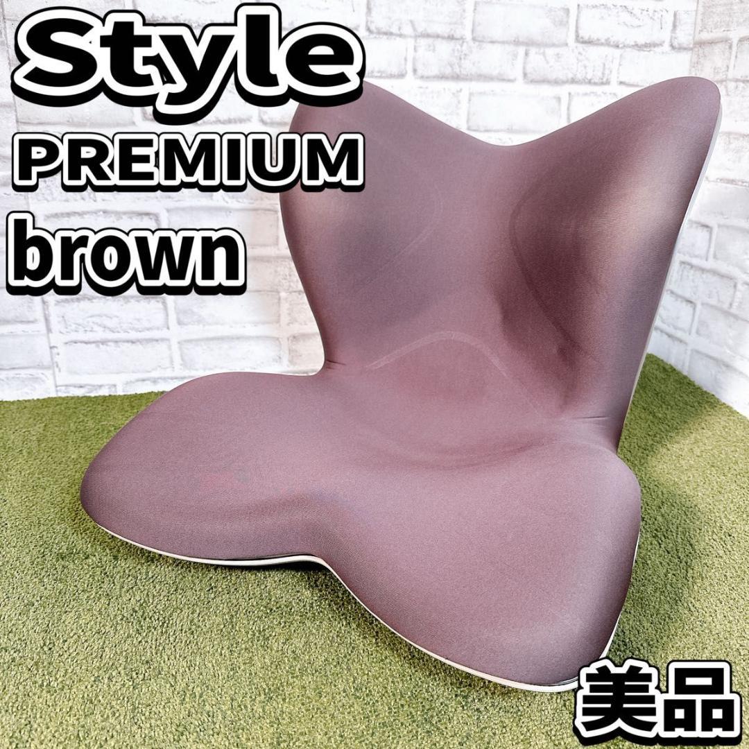 美品 MTG スタイルプレミアム 骨盤サポートチェア ブラウン 姿勢矯正 在宅