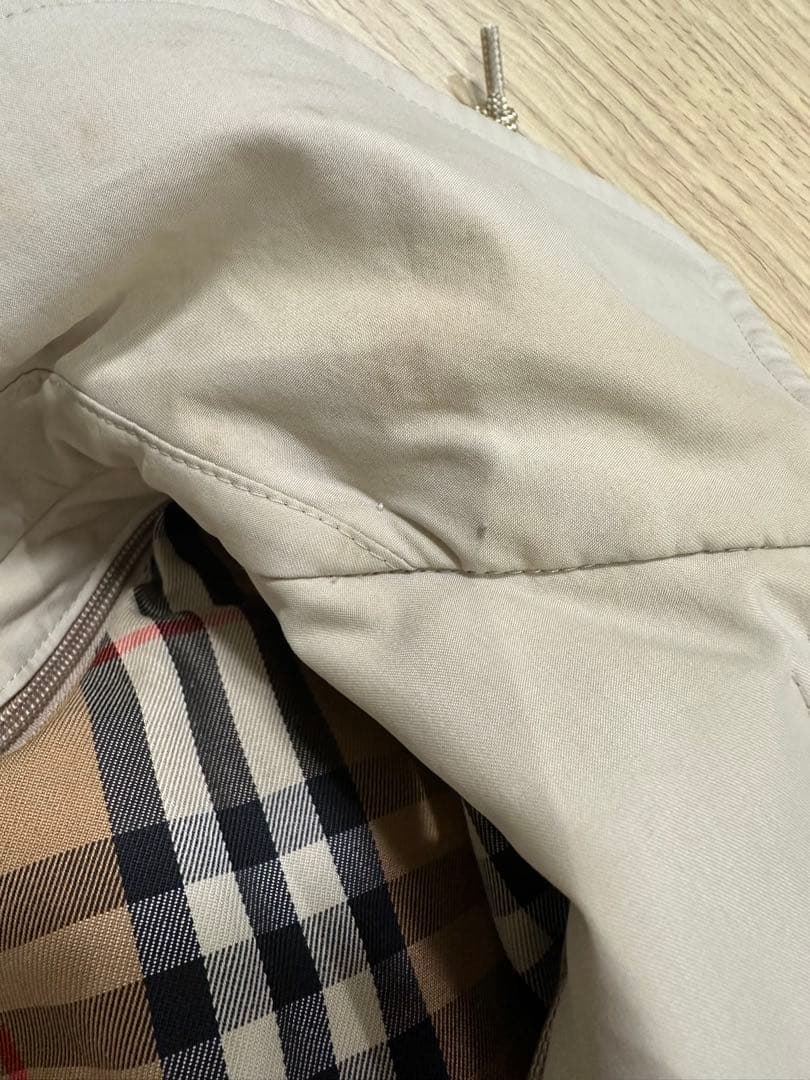 Burberry フード付きモッズコート ベージュ