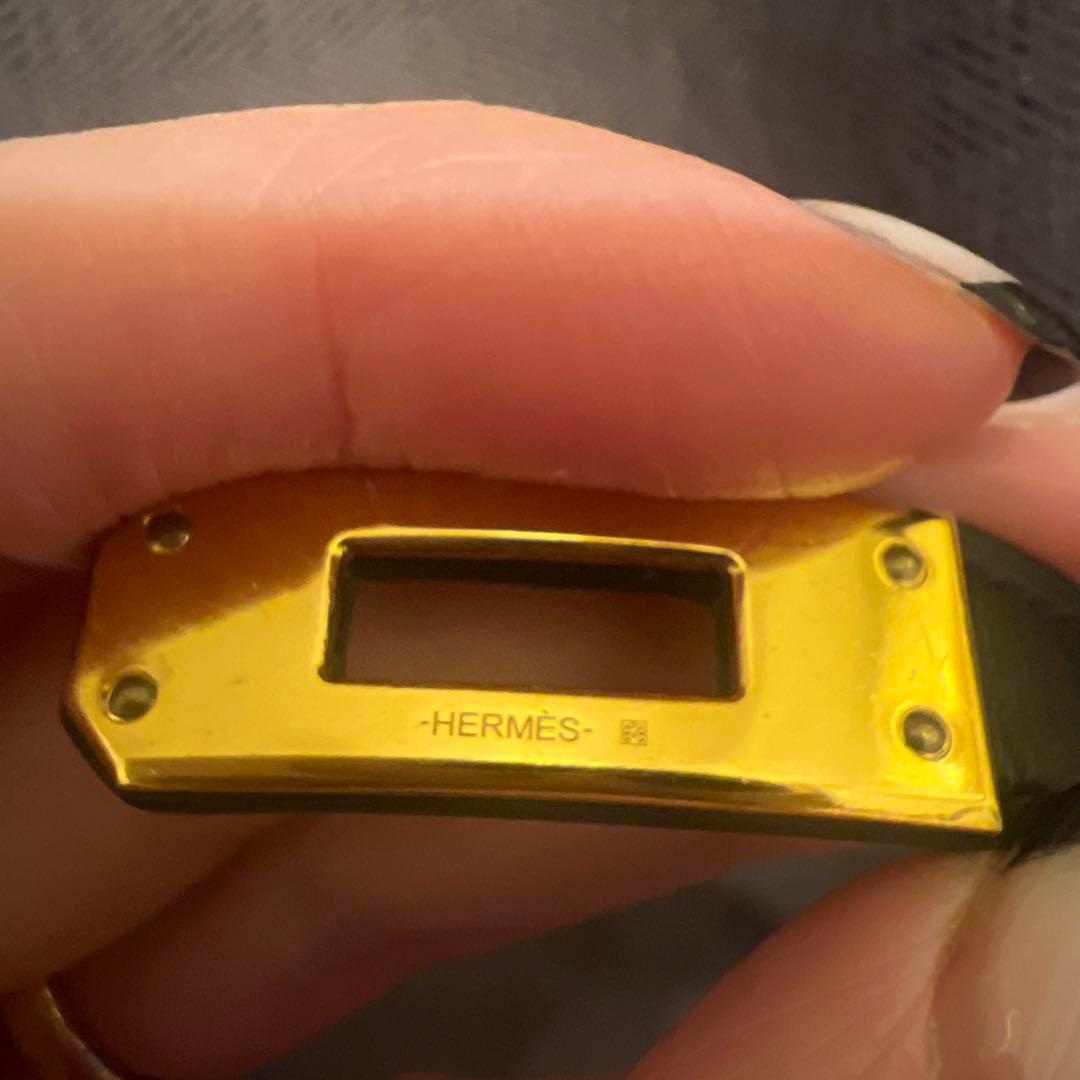 HERMES エルメス　レザーブレスレット 《ケリー》 ドゥブルトゥール